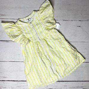 NEW! Stem Yellow Seersucker Dress 3